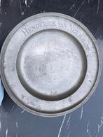 TINNEN SCHOTEL DOORSNEE 52 CM GEGRAVEERD MET STEMPEL, Antiek en Kunst, Ophalen of Verzenden