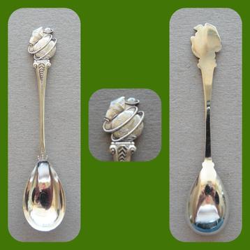 Cuillère de capsule autour de la Terre (frais de port 1,90€), Comme neuf, Argenté, Envoi, Métal