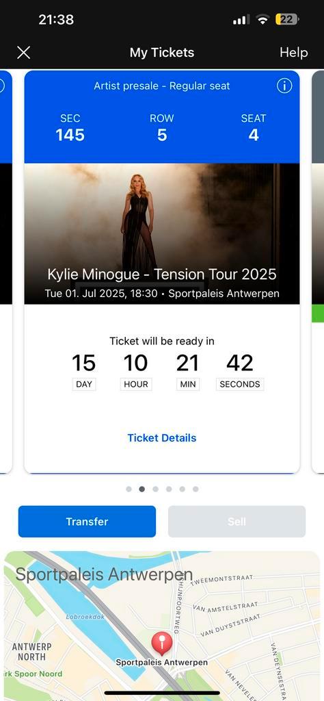 2 x Kylie Minogue Tension Tour-kaartjes, Tickets en Kaartjes, Concerten | Pop, Twee personen, Juli