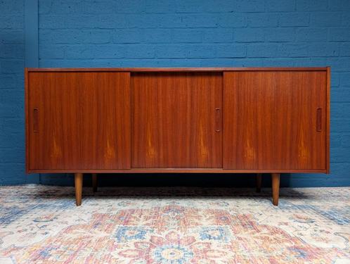 Vintage lowboard, Deens, jaren 60, Verzamelen, Retro, Huis en Inrichting, Ophalen