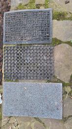 Gratis deurmat - 3 stuks - ophalen regio Muizen (Mechelen), Tuin en Terras, Ophalen, Gebruikt, Rubber, Droogloopmat