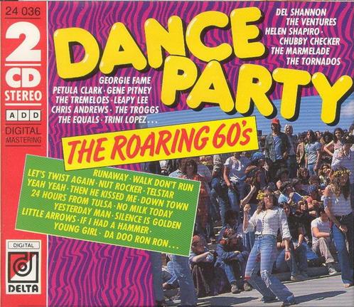 2CD-BOX * DANCE PARTY - THE ROARING 60's, Cd's en Dvd's, Cd's | Pop, Zo goed als nieuw, Ophalen of Verzenden