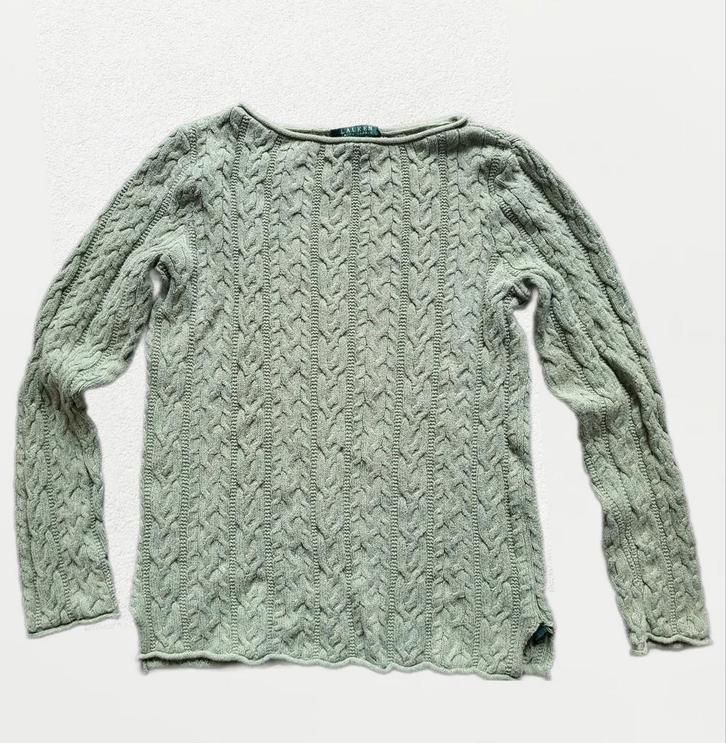 Ralph Lauren damestrui - maat L, Kleding | Dames, Truien en Vesten, Gedragen, Maat 42/44 (L), Groen, Ophalen of Verzenden