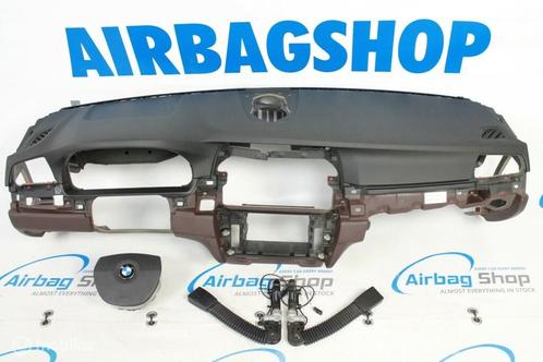 Airbag kit Tableau de bord brun BMW 5 serie F10, Autos : Pièces & Accessoires, Tableau de bord & Interrupteurs, Utilisé, Enlèvement ou Envoi