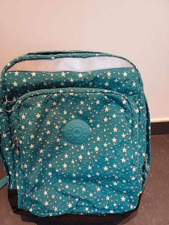 Kipling grote rugzak, Handtassen en Accessoires, Tassen | Schooltassen, Gebruikt, Blauw, Ophalen