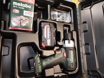 Nouvelle perceuse-visseuse Metabo 18 V., Neuf, Enlèvement ou Envoi, Foreuse et Perceuse, 400 à 600 watts
