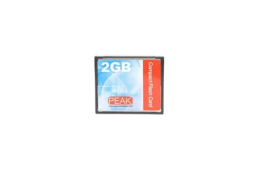 Peak 2GB Compact Flash geheugenkaart, TV, Hi-fi & Vidéo, Photo | Cartes mémoire, Comme neuf, Compact Flash (CF), 2 GB, Appareil photo