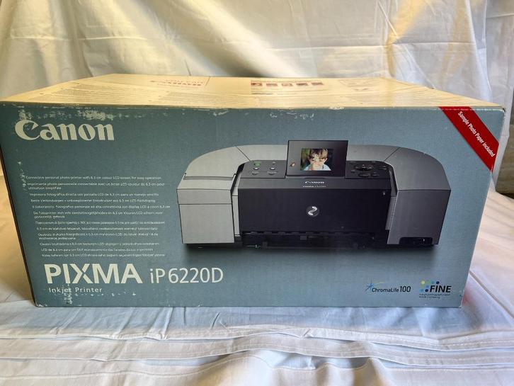 Canon PIXMA iP6220D fotoprinter - nieuw, Computers en Software, Printers, Nieuw, Printer, Inkjetprinter, Kleur printen, Zwart-en-wit printen