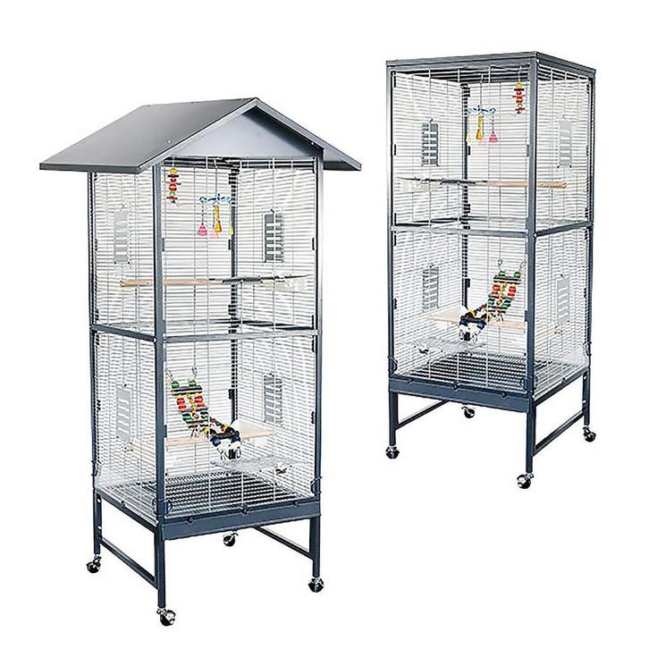 Montana Casa 60 met 2 daken nu showmodel met 25% korting, Dieren en Toebehoren, Vogels | Hokken en Kooien, Vogelkooi, Ophalen