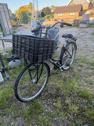 Batavus stadsfiets 50 cm, met krat, slot, direct rijklaar beschikbaar voor biedingen