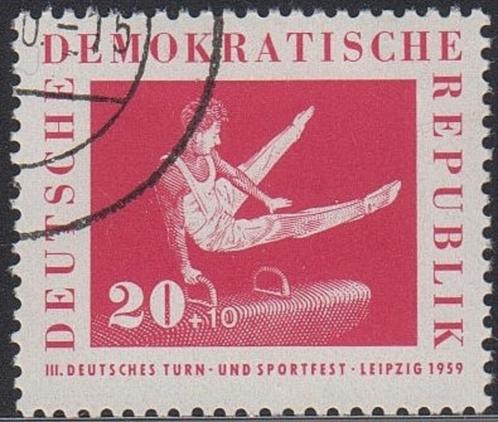 1959 - RDA - Festival de gymnastique et de sport [Leipzig][M, Timbres & Monnaies, Timbres | Europe | Allemagne, Affranchi, RDA