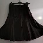 Dames rok donker fluweel bruine "San Martino" maat 42/44., Comme neuf, Brun, Enlèvement, Sous le genou
