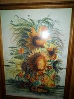 Tableau bouquet de tournesols, Antiquités & Art, Enlèvement