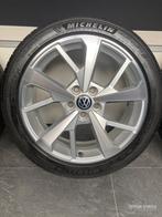 18” originele Volkswagen Touran 5T velgen + banden 5x112, 18 inch, Gebruikt, Banden en Velgen, Ophalen of Verzenden