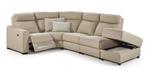 Nieuw hoeksalon 100% leder met 1 elektrische relax 1650 euro, Huis en Inrichting, Ophalen, Nieuw, Leer