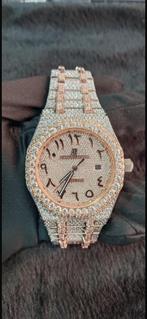 Montre Audemars Piguet Style – Full Ice Out (Automatique), Handtassen en Accessoires, Ophalen of Verzenden, Zo goed als nieuw