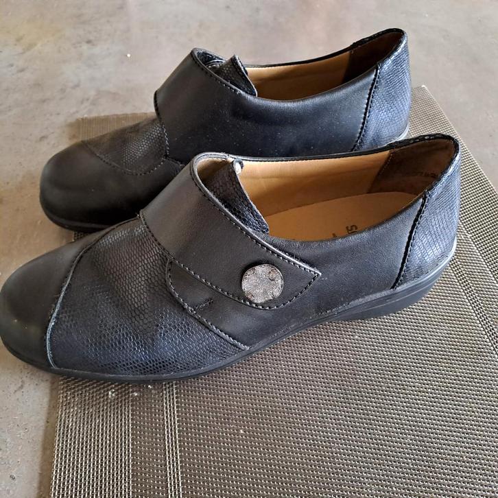 chaussures confortables noires, Solidus, taille 38.5 J, Vêtements | Femmes, Chaussures, Comme neuf, Chaussures basses, Noir, Enlèvement ou Envoi