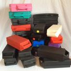 Vintage MC/K7/Cassettehouder - Plastic Boxen (27 Stuks), Cd's en Dvd's, Cassettebandjes, Ophalen of Verzenden, Gebruikt, 26 bandjes of meer