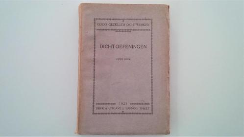 Guido Gezelle, Dichtoefeningen (1925), Antiquités & Art, Antiquités | Livres & Manuscrits, Enlèvement ou Envoi