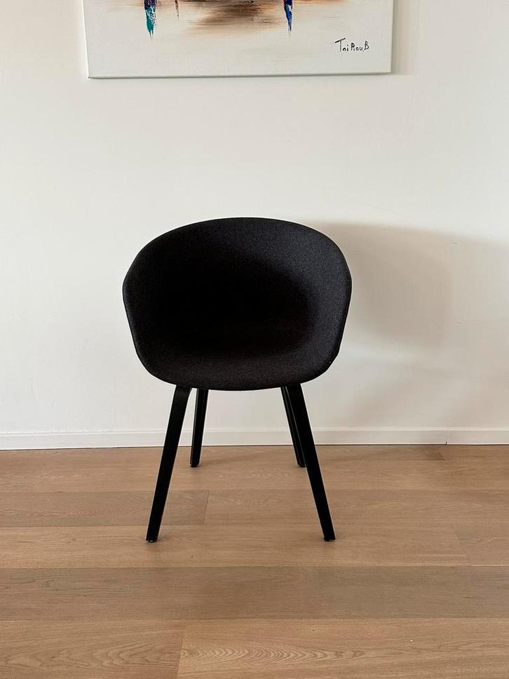 8 stoelen Hay, Huis en Inrichting, Stoelen, Gebruikt, Vijf, Zes of meer stoelen, Kunststof, Zwart, Ophalen