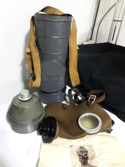 WW2 Gasmasker L702 Taille 3 👀😎🤗👍, Verzamelen, Militaria | Algemeen, Landmacht, Overige typen, Ophalen of Verzenden
