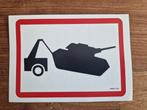 Banksy Sticker Tank Towing BNK/5Y 025, Ophalen of Verzenden