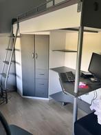 Stapelbed met bureau Gratis op te halen, Huis en Inrichting, Slaapkamer | Bedden, Ophalen, Gebruikt, Eenpersoons, Overige maten