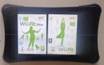 Wii Fit + Wii Fit Plus + Balance Board Zwart voor de Wii, Games en Spelcomputers, Games | Nintendo Wii, Ophalen of Verzenden, Gebruikt