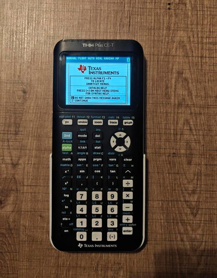 Texas Instruments TI-84 Plus CE-T – Grafische Rekenmachine, Diversen, Rekenmachines, Zo goed als nieuw, Grafische rekenmachine
