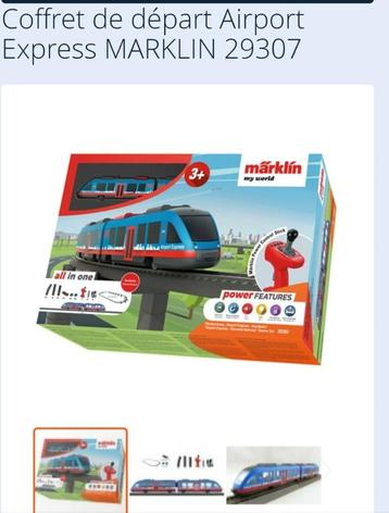 Marklin My World - Kit de démarrage « Airport Express », Enlèvement, Utilisé, Set de Trains, Courant continu ou Courant alternatif