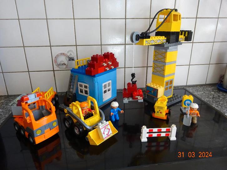 Lego Duplo grote bouwplaats 4988, Kinderen en Baby's, Speelgoed | Duplo en Lego, Duplo, Ophalen of Verzenden