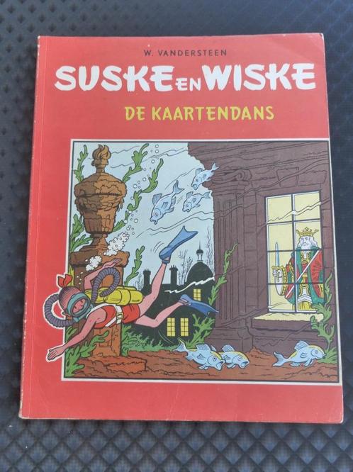 Suske en Wiske - De Kaartendans - 2kleuren Vlaams - 1e druk, Livres, BD, Enlèvement ou Envoi