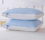 2 x coussin oreiller NEUF bleu clair, Enlèvement ou Envoi, Neuf, Bleu, Rectangulaire