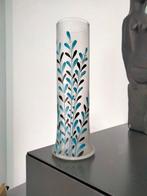Art Nouveau Deco vaas glas beschilderd, Antiek en Kunst, Ophalen of Verzenden