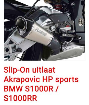 Akrapovic Hexanogal Tita Demper BMW S1000R  beschikbaar voor biedingen