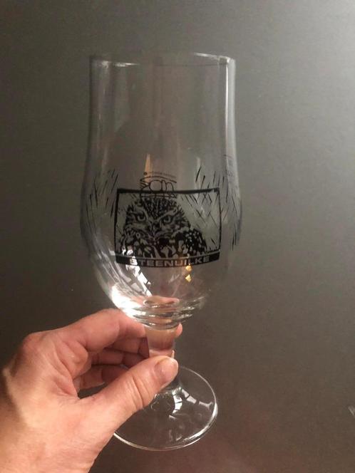 Bierglas Steenuilke - nieuw, Collections, Verres & Petits Verres, Neuf, Verre à bière, Enlèvement ou Envoi