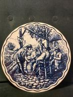Keramische wandbord, Delfts blauw, Boch La Louvière, Ophalen of Verzenden
