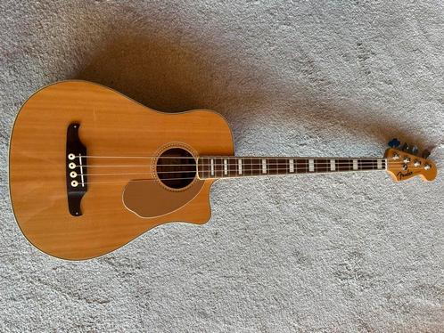 Basgitaar Fender Kingman SC Natural INCLUSIEF koffer, Muziek en Instrumenten, Snaarinstrumenten | Gitaren | Bas, Gebruikt, Ophalen