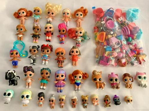 LOL. LOL Surprise MGA 35 poppen figuren met accessoires set, Verzamelen, Poppen, Zo goed als nieuw, Accessoires, Verzenden
