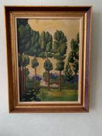 Tableau Paysage Arbres sur toile, Ophalen