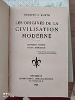 Les origines de la civilisation moderne - Kurth - 1923, Boeken, Wetenschap, Gelezen, Ophalen