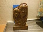 * Een vintage uit hout gesneden Afrikaans beeld 1959,, Antiek en Kunst, Ophalen of Verzenden