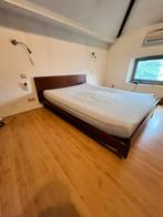 Vintage dubbelbed 160x 200 met resort., Huis en Inrichting, Ophalen, Gebruikt, Vintage, Tweepersoons
