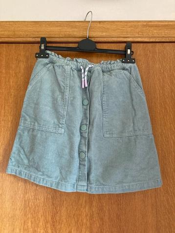 Groen rokje in geribbelde velours, Campus 12, maat 158 beschikbaar voor biedingen