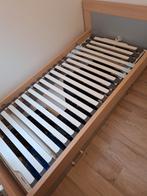 Bed, Huis en Inrichting, Ophalen, Grijs, Verstelbaar