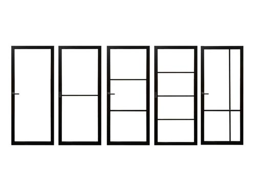 Staallook deur Arkel | Industriële deur | Op voorraad, Doe-het-zelf en Bouw, Deuren en Vliegenramen, Nieuw, Binnendeur, Glas, Hout