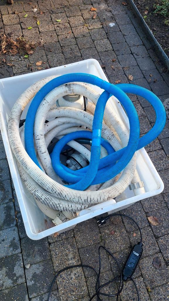 Opbouw zwembad 2x4x1,3m alles inclusief, Jardin & Terrasse, Accessoires de piscine, Couverture de piscine, Enlèvement