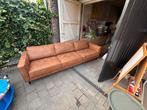 Ruime driezit zetel van gerecycleerd leer, Huis en Inrichting, Ophalen, Zo goed als nieuw, Leer