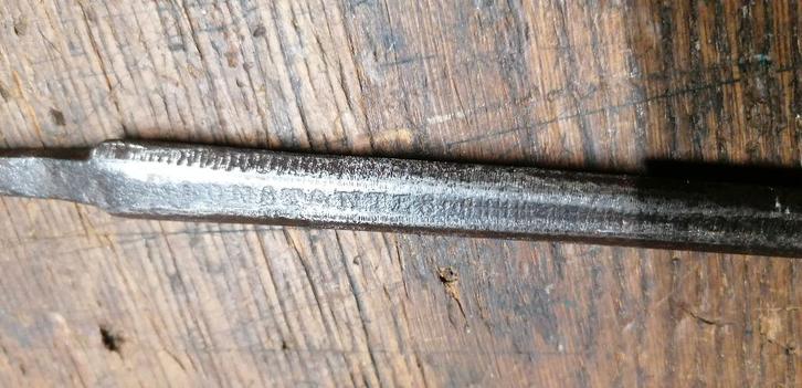 Lame épée XVI-XVII ème gravure, Collections, Collections Autre, Utilisé, Envoi