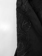 Escada, prachtig uniek luxueus gitzwart jasje 40, Kleding | Dames, Jasjes, Kostuums en Pakken, Ophalen of Verzenden, Nieuw, Zwart